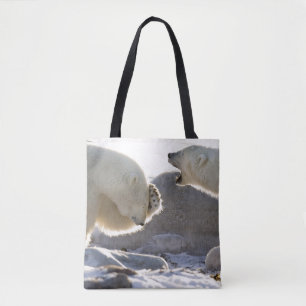 Bolsa Tote Dois Ursos Polares