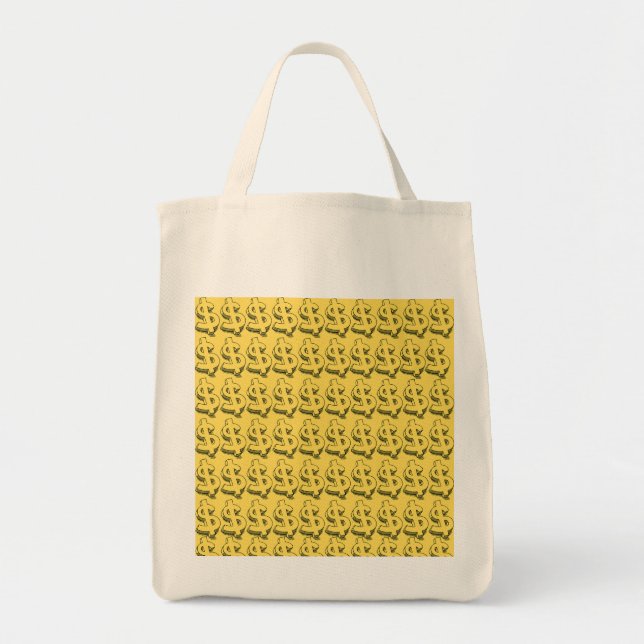 Bolsa Tote dolar dourado (Frente)