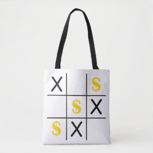 Bolsa Tote Dólar Tic Tac Toe