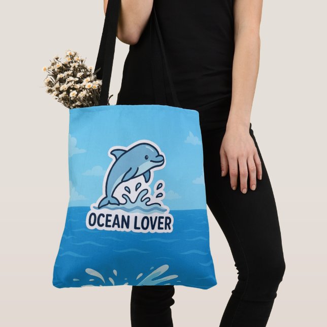 Bolsa Tote Dolphin Vibes (Close Up)