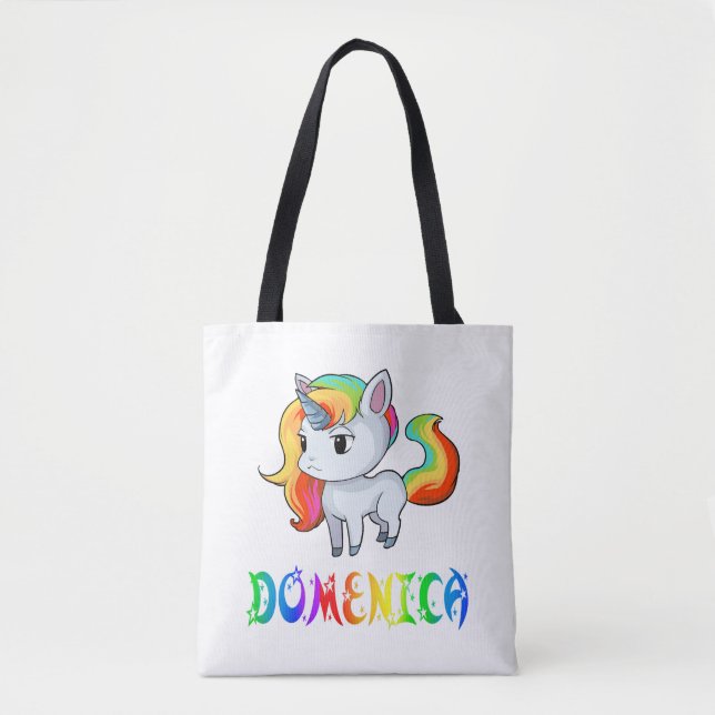 Bolsa Tote Domenica Unicorn (Frente)