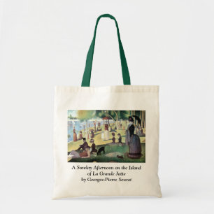 Bolsa Tote Domingo à tarde, Ilha La Grande Jatte, por Seurat
