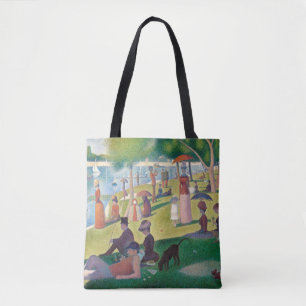 Bolsa Tote Domingo na pintura de La Grande Jatte Seurat