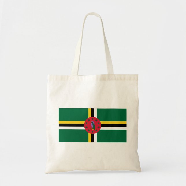 Bolsa Tote Dominica Flag (Frente)