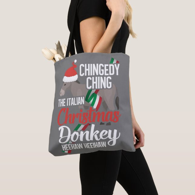 Bolsa Tote Dominick O Natal Do Donkey (Close Up)
