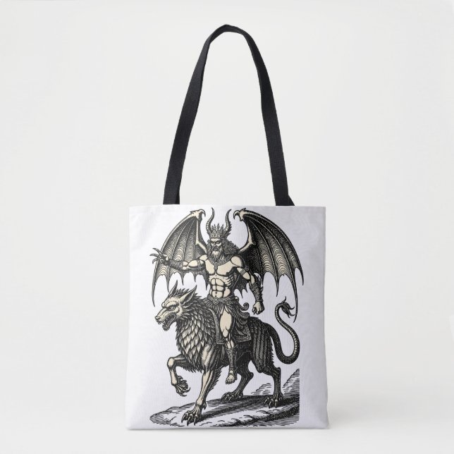 Bolsa Tote Domínio Silencioso de Astaroth (Frente)