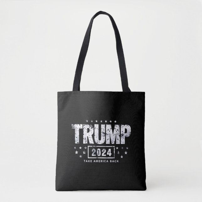 Bolsa Tote Donald Trump 2024 Retire a Eleição Americana (Frente)