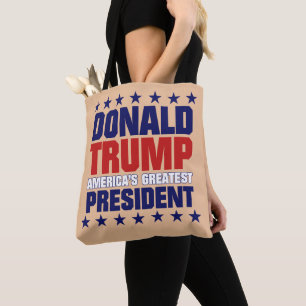 Bolsa Tote Donald Trump - PRESIDENTE de AMÉRICA o GRANDE