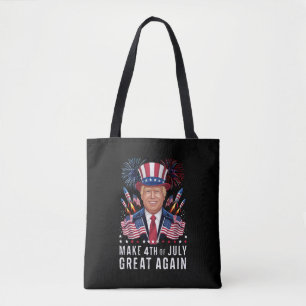 Bolsa Tote Donald Trump Torna 4 De Julho Grande Novamente