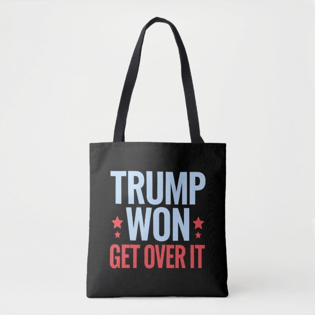 Bolsa Tote Donald Trump Won supera isso 2024 Trump Won (Frente)
