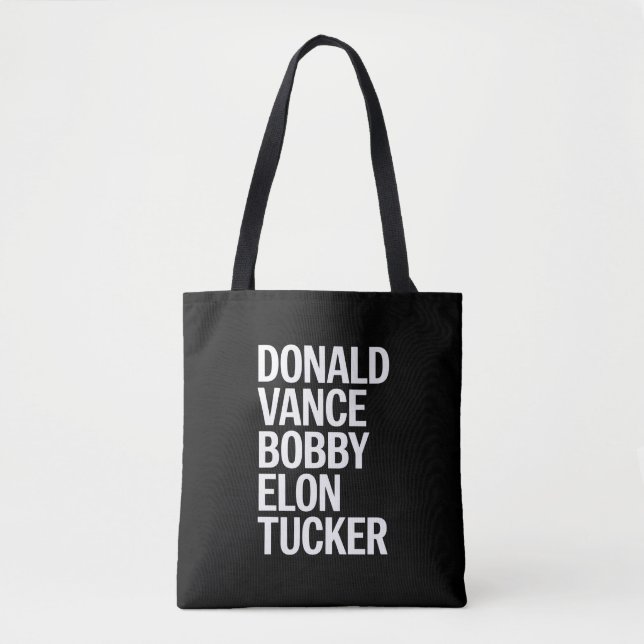Bolsa Tote Donald Vance Bobby Elon & Tucker (Frente)