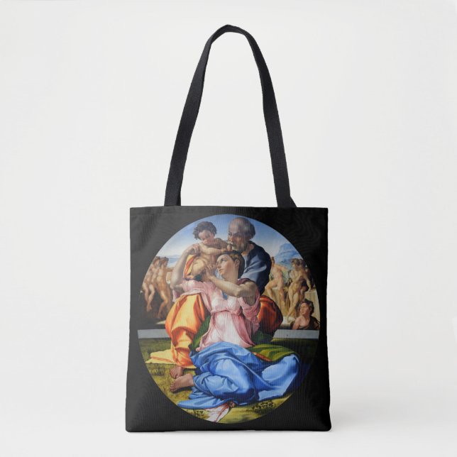 Bolsa Tote Doni Tondo, Doni Madona, Michelangelo, 1507 (Frente)