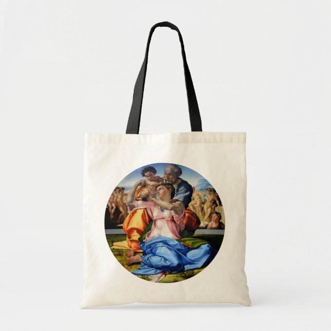 Bolsa Tote Doni Tondo, Doni Madona, Michelangelo, 1507 (Frente)