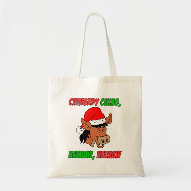 Bolsa Tote Donkey de Natal Italiano (Frente)