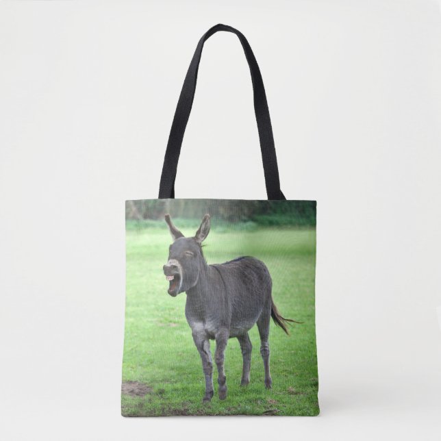 Bolsa Tote Donkey Ria Por Toda A Impressão (Frente)