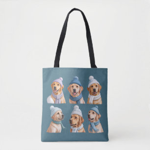 Bolsa Tote Dono de Cães Amante do Retriever Dourado de Natal
