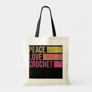 Bolsa Tote Dono de Crochet Engraçado para Crocheting 