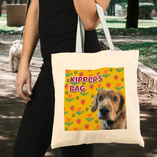 Bolsa Tote Dono Personalizado De Cachorro Divertido - Foto Pe