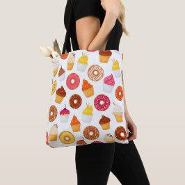 Bolsa Tote Donuts & Cupcakes  