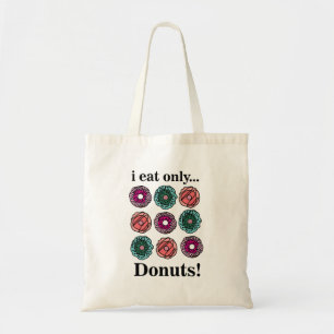 Bolsa Tote Donuts Eu Como Apenas Donuts