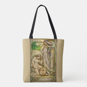 Bolsa Tote Donzelas da Música Art Nouveau Ilustração Vintage