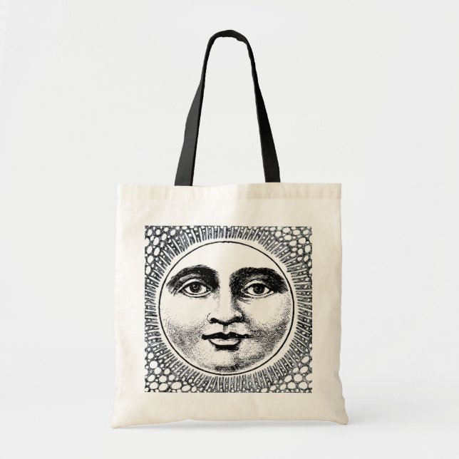 Bolsa Tote Doodle 1 de SunFace da sacola (Frente)