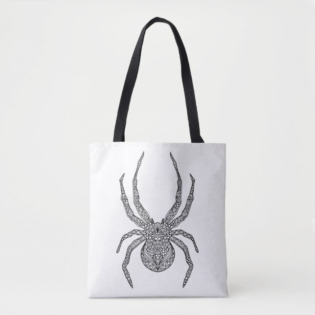 Bolsa Tote Doodle 2 da aranha (Frente)
