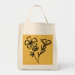 Bolsa Tote doodle floral