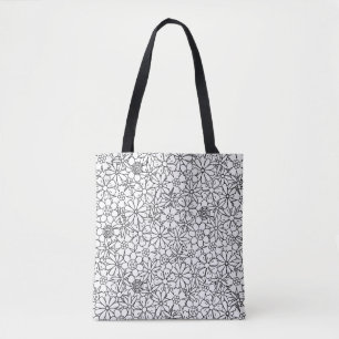 Bolsa Tote Doodle floral 2