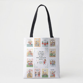 Bolsa Tote Doodle Symphony: A melodia das coisas boas