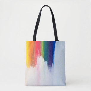 Bolsa Tote Dor de abstrato amarelo, laranja, vermelha, verde