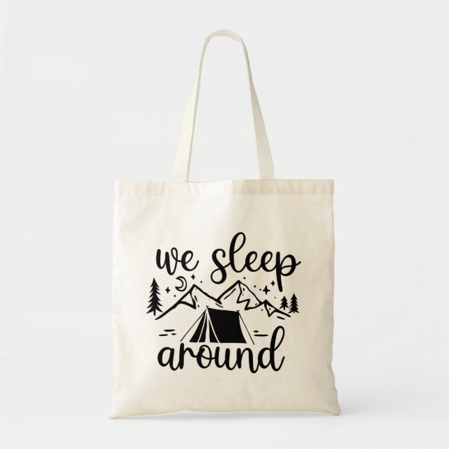 Bolsa Tote Dormimos Engraçado (Frente)