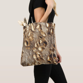 Bolsa Tote Douradas Manchas Metálicas Leopardo