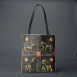 Bolsa Tote Dourado Blue Red Safari Mapa Mundial de Animais Af<br><div class="desc">Personalizar com ou sem texto.</div>