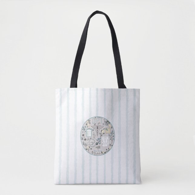 Bolsa Tote Doutor em Fisioterapia DPT (Frente)