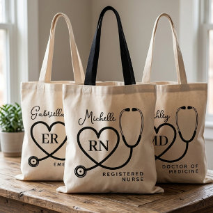 Bolsa Tote Doutor Formatura de Enfermeira Registrada Person