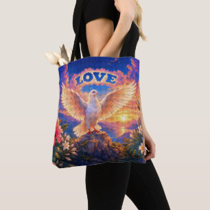 Bolsa Tote Dove Amor Acima de Tudo