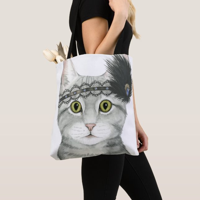 Bolsa Tote Downton Cat | Sujeitas A rendas (Close Up)
