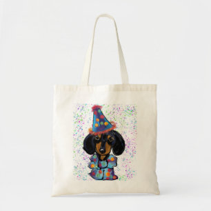 Bolsa Tote Doxie de Aniversário