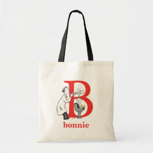 Bolsa Tote Dr. Seuss ABC: Letra B - Vermelho Adicione seu n