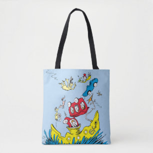 Bolsa Tote Dr. Seuss Cena dos Ovos Verdes e Presunto