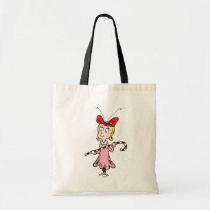 Bolsa Tote Dr. Seuss Cindy-Lou Who - Holding Candy Cane