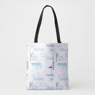 Bolsa Tote Dr. Seuss Citação do Dia dos Pais