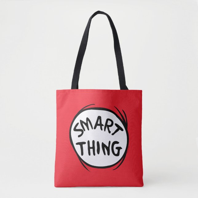 Bolsa Tote Dr. Seuss | Coisa Dois - Coisa Inteligente (Frente)
