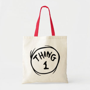 Bolsa Tote Dr. Seuss Coisa Um Coisa Dois - Coisa Um
