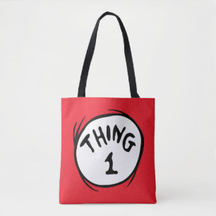 Bolsa Tote Dr. Seuss   Coisa Um Coisa Dois - Coisa Um