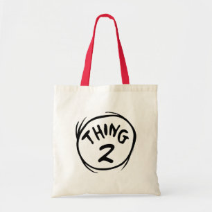 Bolsa Tote Dr. Seuss   Coisa Um Coisa Dois Personalizada