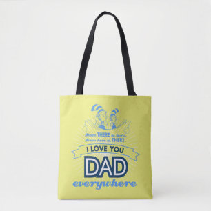 Bolsa Tote Dr. Seuss Eu Amo Você Papai Em Todo Lugar