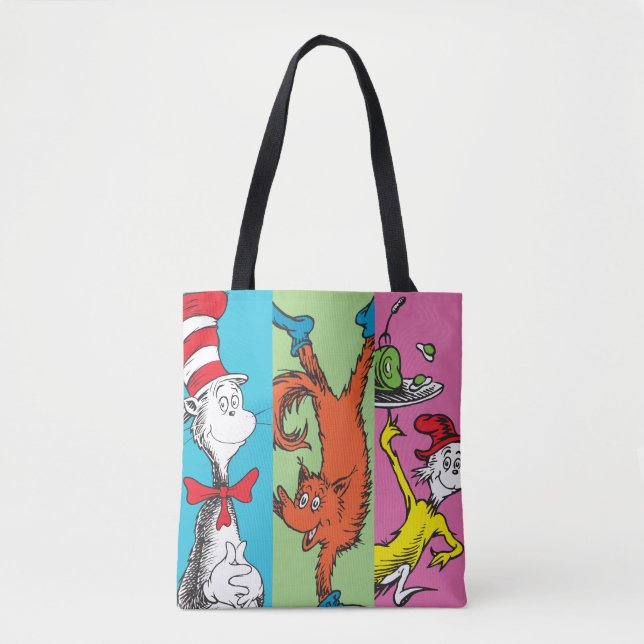 Bolsa Tote Dr. Seuss | Fatia de Personagem (Frente)