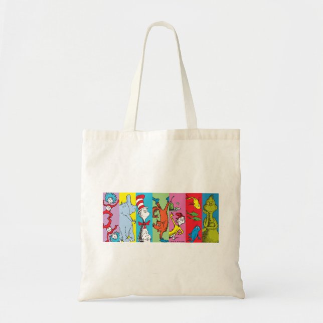 Bolsa Tote Dr. Seuss | Fatia de Personagem (Frente)